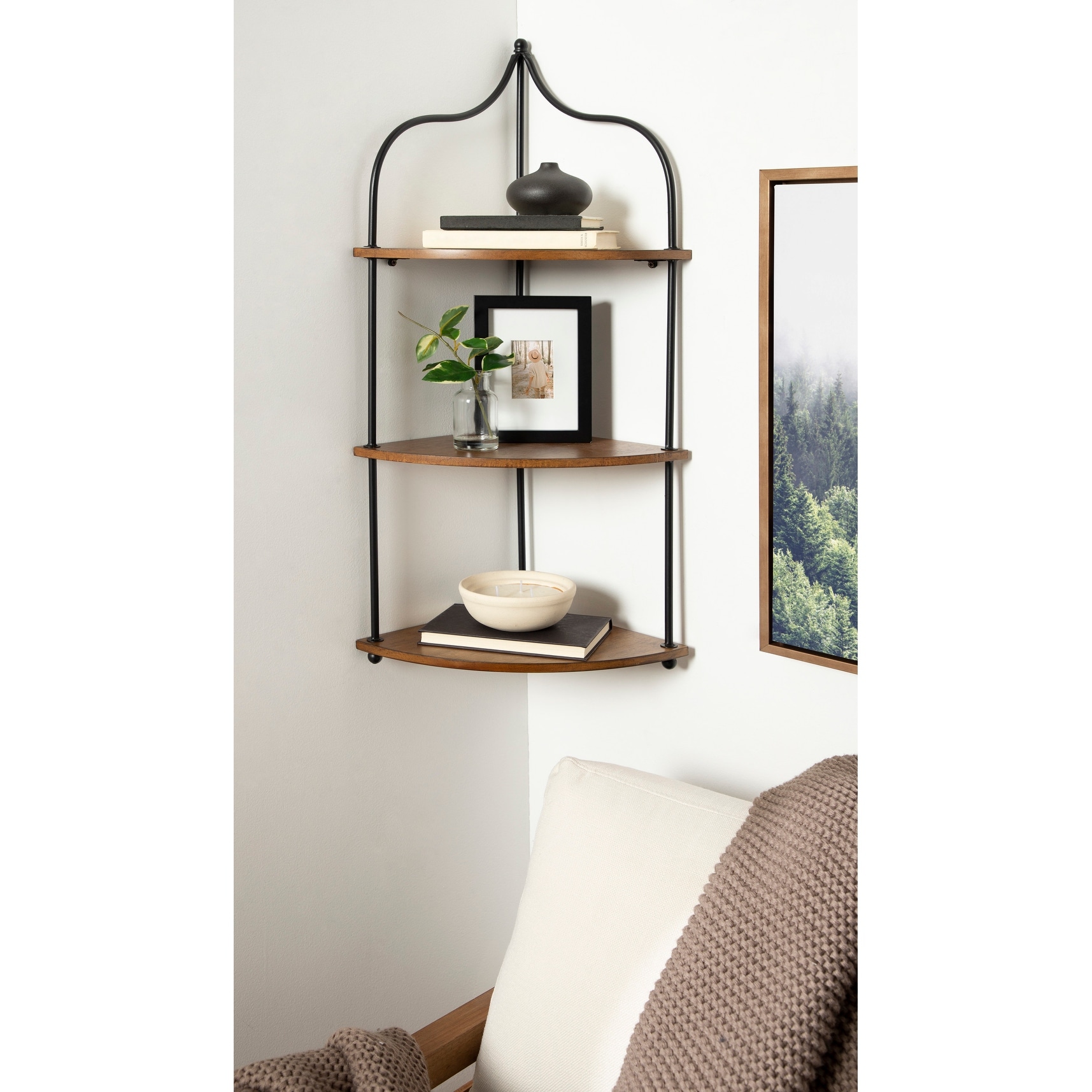Kate and Laurel Walters Corner Shelf