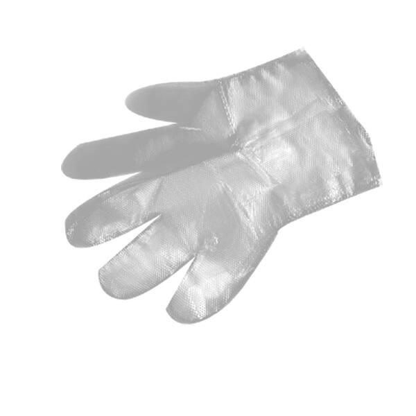 Shop 50 Pcs Food Service Plastic Cleaing Disposable Gloves On