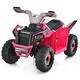 preview thumbnail 7 of 7, Kids Ride on ATV 4 Wheel Quad Toy Car 6V Battery Powered Motorized Toy Rose Red