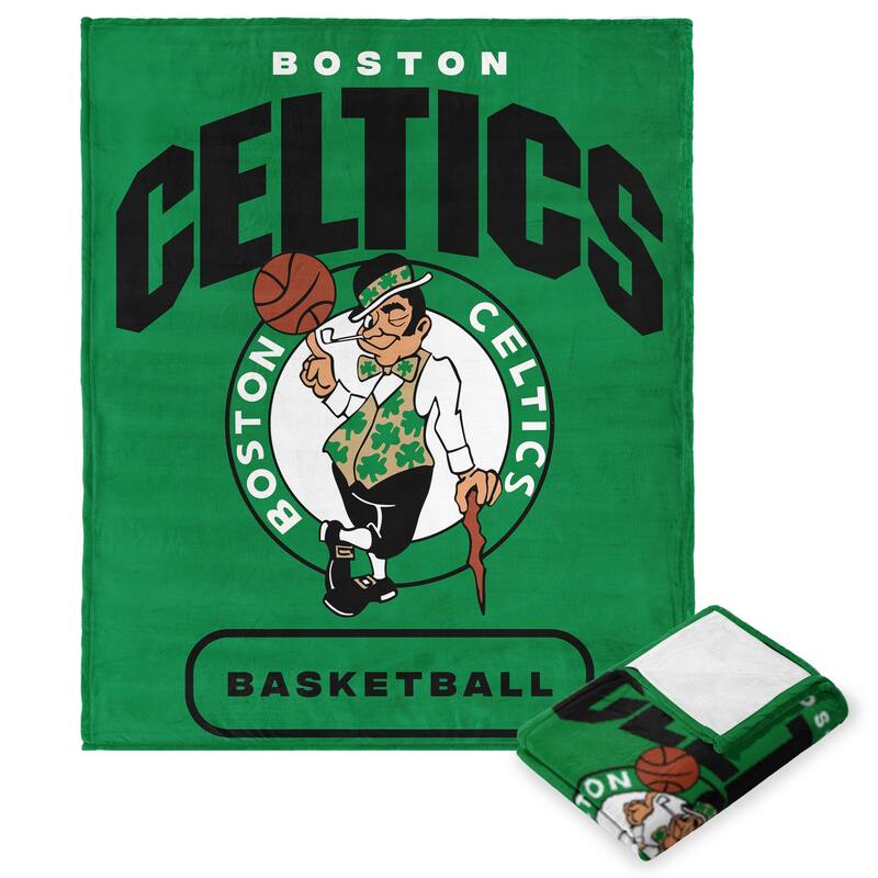 NBA High Block Silk Touch Throw Blanket - 50" x 60" - Boston Celtics