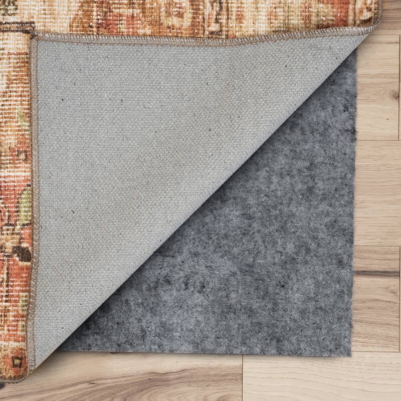 Posh Grip Felt Solid Non Slip Rug Pad - Gray