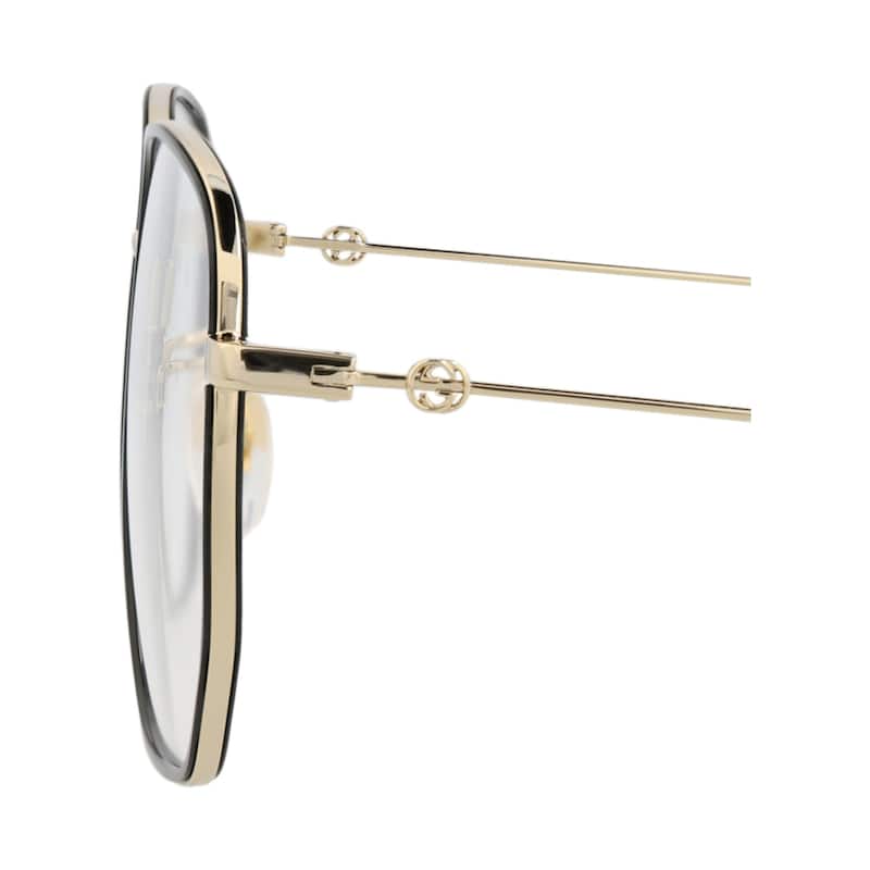 Gucci Square-Frame Metal Optical Frames