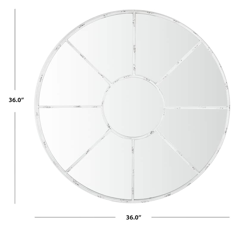 SAFAVIEH Jonelle 36-inch Modern Round Mirror - 36" W x 1.3" L x 36" H
