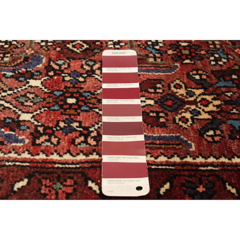 ECARPETGALLERY Hand-knotted Andelz Red Wool Rug - 3'8 x 9'10