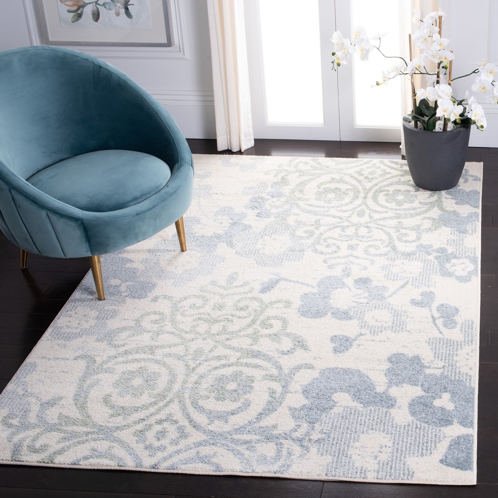 SAFAVIEH, Adirondack Rena Damask Floral Distressed Rug