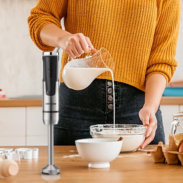 Cordless Hand Blender, Immersion Blende Handheld USB Rechargeable