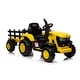 preview thumbnail 11 of 30, Ride on Tractor, 12 V Battery Powered Electric Vehicle Toy w/Remote Control,music, LED Lights, Removable trailer bucket