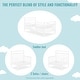 preview thumbnail 5 of 5, Dream On Me Emma White 3-in-1 Convertible Toddler Bed