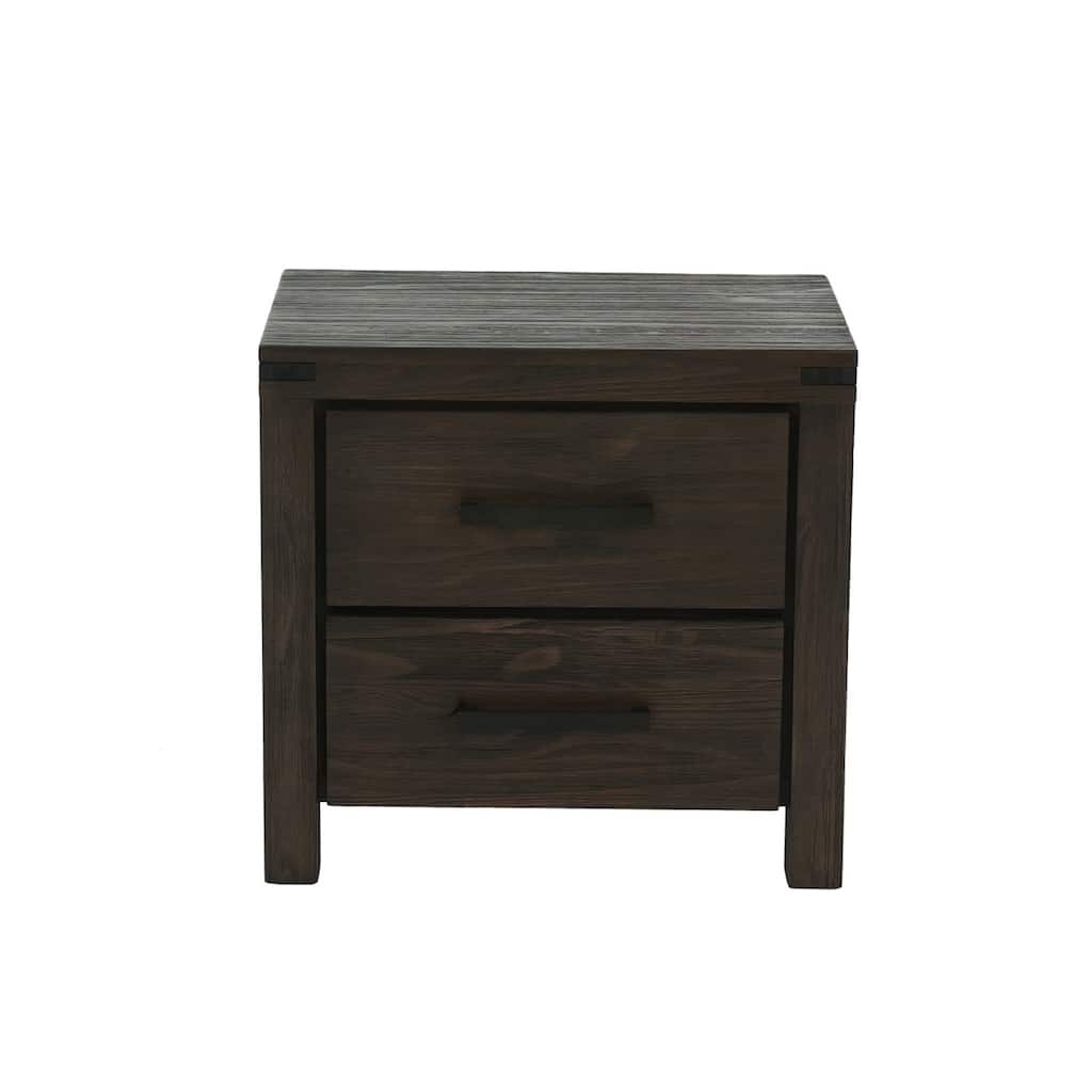 2 Drawers Nightstand In