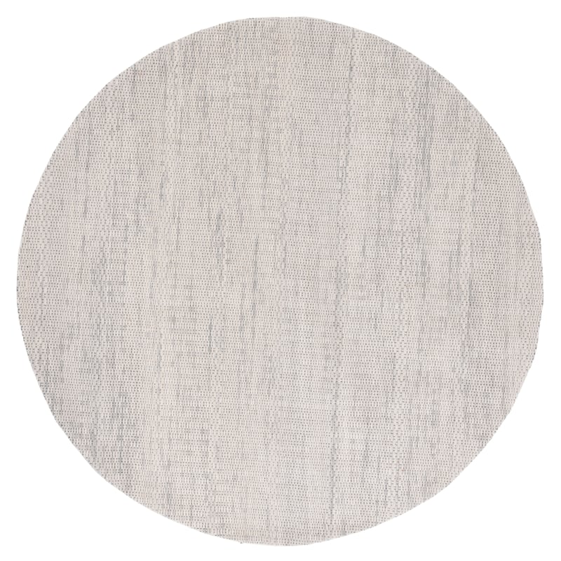 SAFAVIEH Handmade Marbella Leanid Wool Rug - 6' Round - Grey/Beige