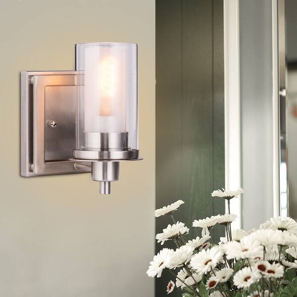 Shop Costway Vanity Light Wall Mounted One Light Bathroom Vanity