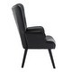 preview thumbnail 21 of 62, Fabric Upholstered Tufted Wingback Living Room Chair With Wooden Legs