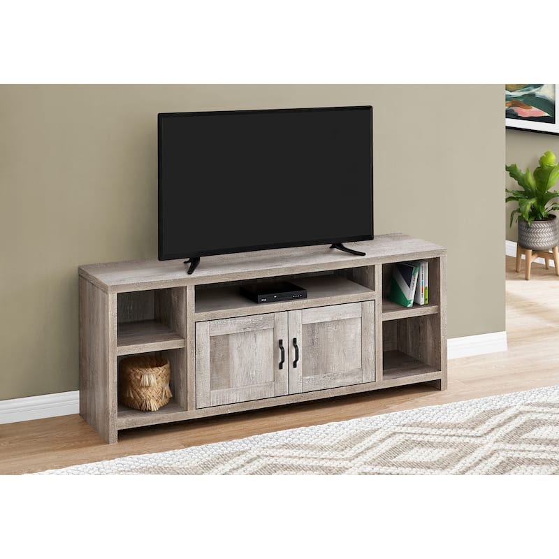 Tv Stand, 60 Inch, Console, Media Entertainment Center, Storage Cabinet - Brown