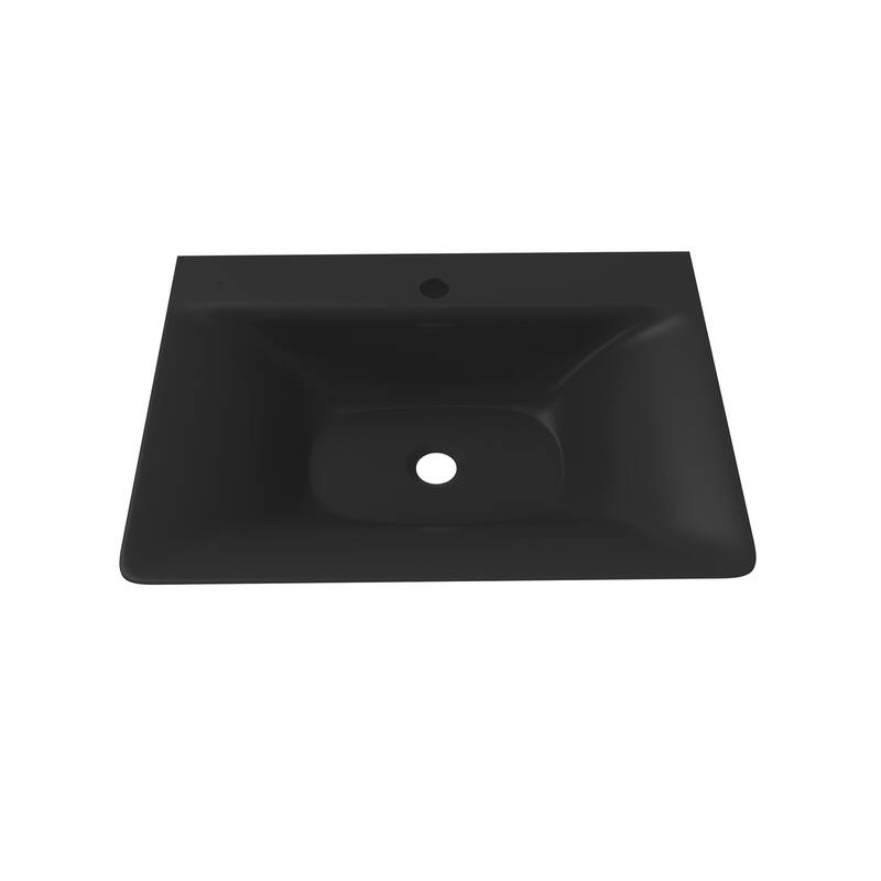 Carmella 24" Rectangular Solid Surface Wall Mount Bathroom Sink