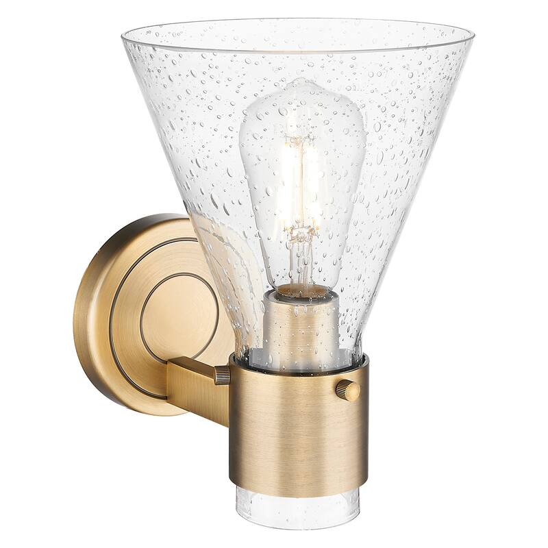 Innovations Lighting 464-1W-G464C-7SDY Lawton Cone 9" Tall Bathroom
