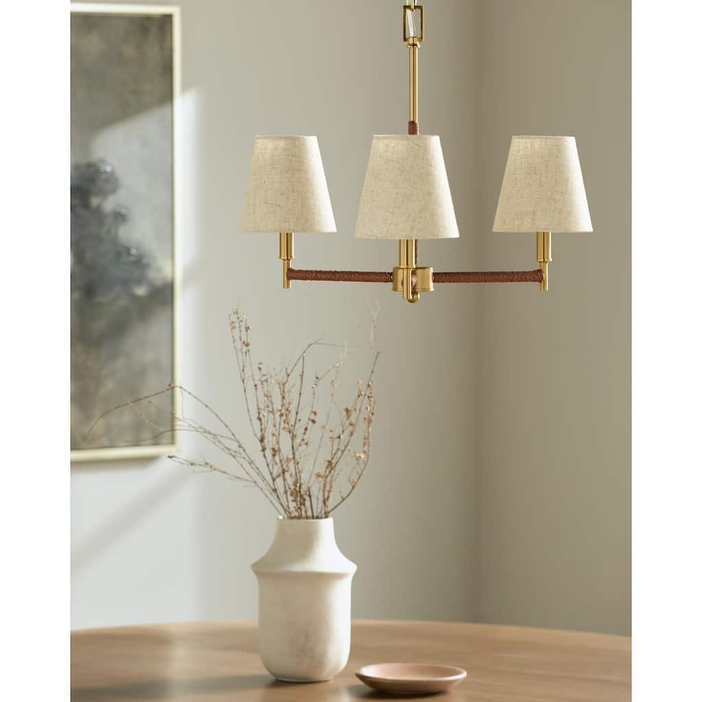 Livabliss Majen Modern Chandelier - 23"L x 23"W x 17"H