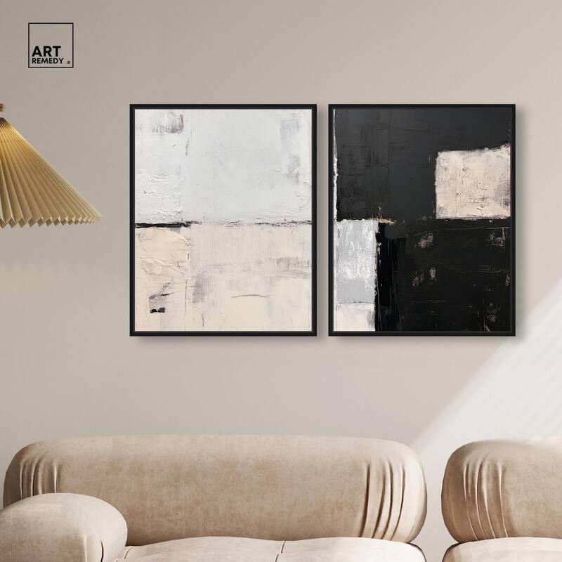 Shattered Symmetry I Canvas Set of 2 by Art Remedy