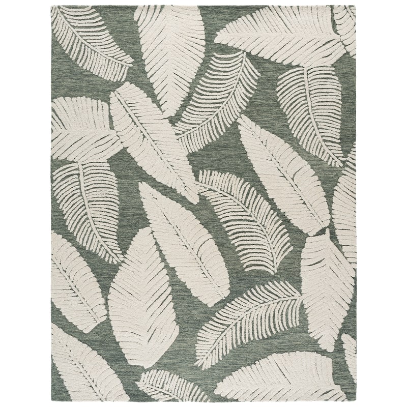 SAFAVIEH Hand-Tufted Jardin Seral Patterned Wool Rug