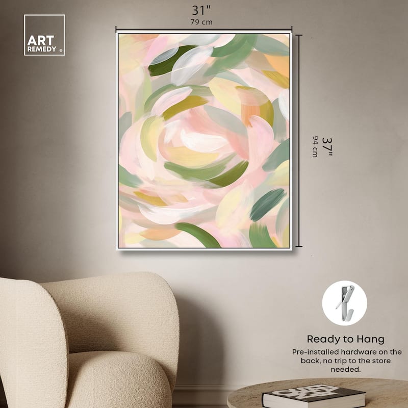 Brushstroke II Canvas by Art Remedy
