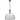 Livingston 4 Light Pendant Medium Base 60 Watt Matte Black Finish White Linen Fabric Shade