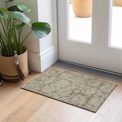 Machine Washable Indoor/ Outdoor Chantille Persian Vintage Rug