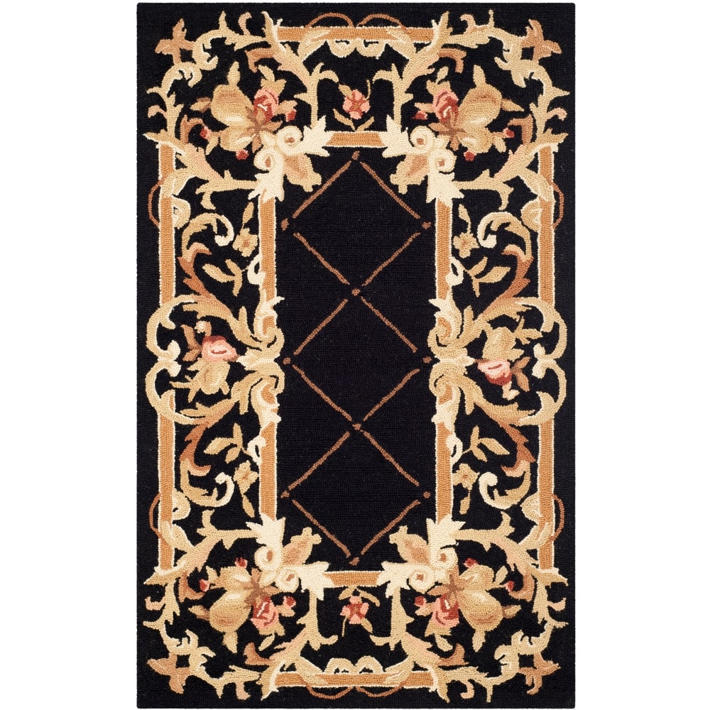 SAFAVIEH Handmade Chelsea Hasime French Country Wool Rug