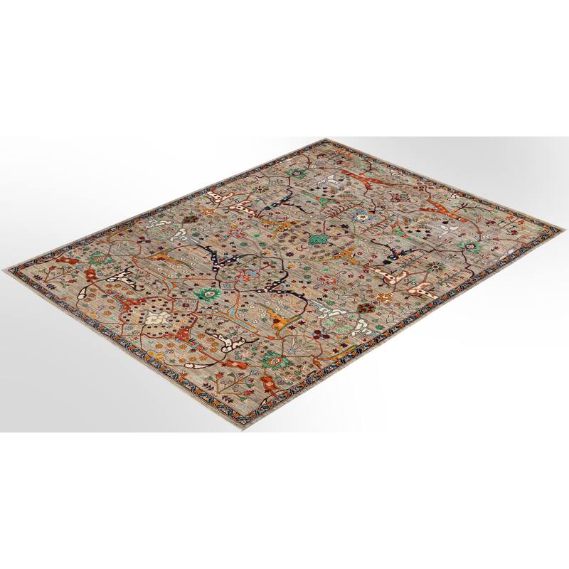 Serapi One-of-a-Kind Hand-Knotted Area Rug - Brown - 9' 0" x 12' 2"