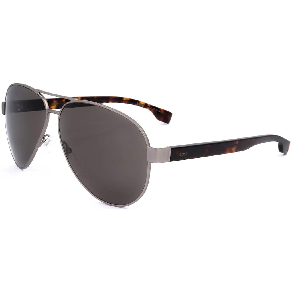 Hugo Boss Men's 63mm Matte Ruthenium Sunglasses BOSS1560-O-S-R81-70