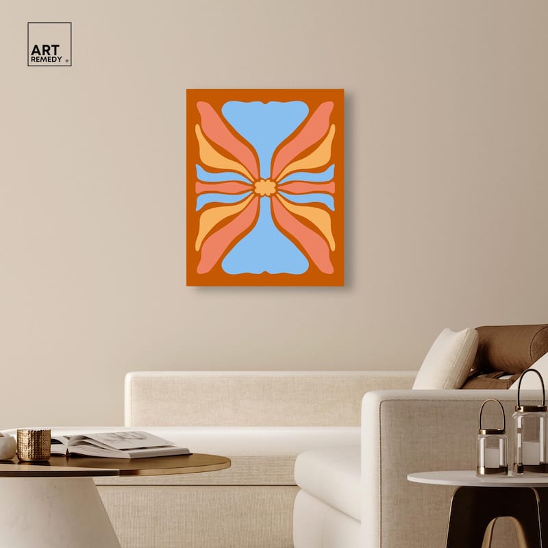 Conception de Fleurs Canvas by Art Remedy, Gallery Wrapped