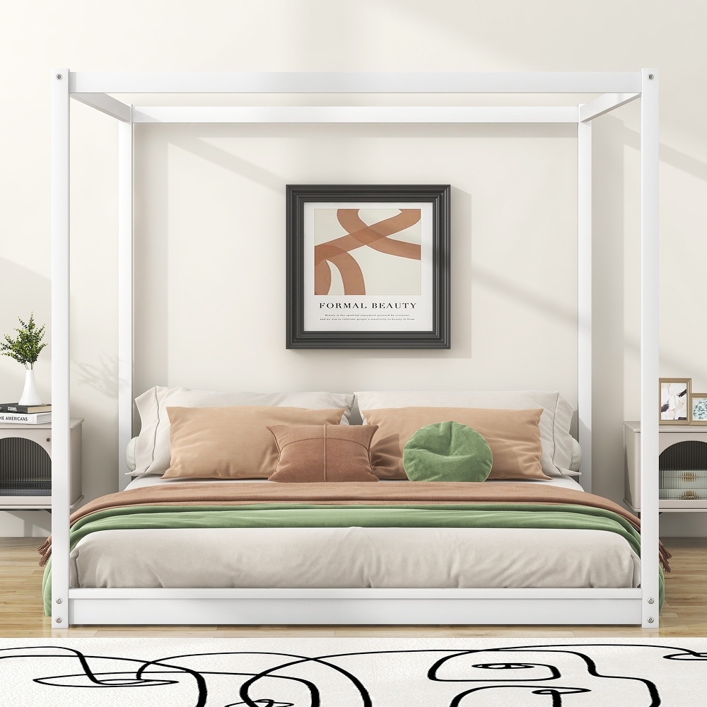 King Size Canopy Bed Beds Bed Bath Beyond
