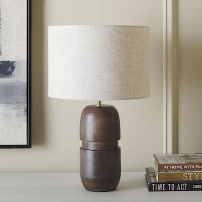 SAFAVIEH Lighting Nami 19-inch Table Lamp (LED Bulb Included) - 12Wx12Dx19H