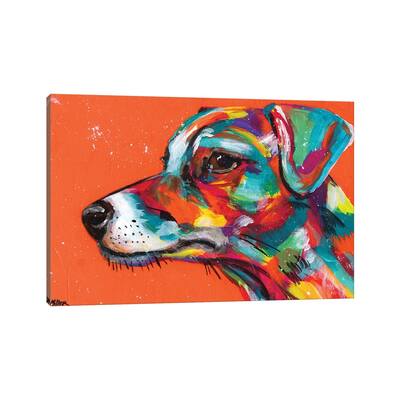iCanvas "Jack Russell" by Tracy Miller Canvas Print
