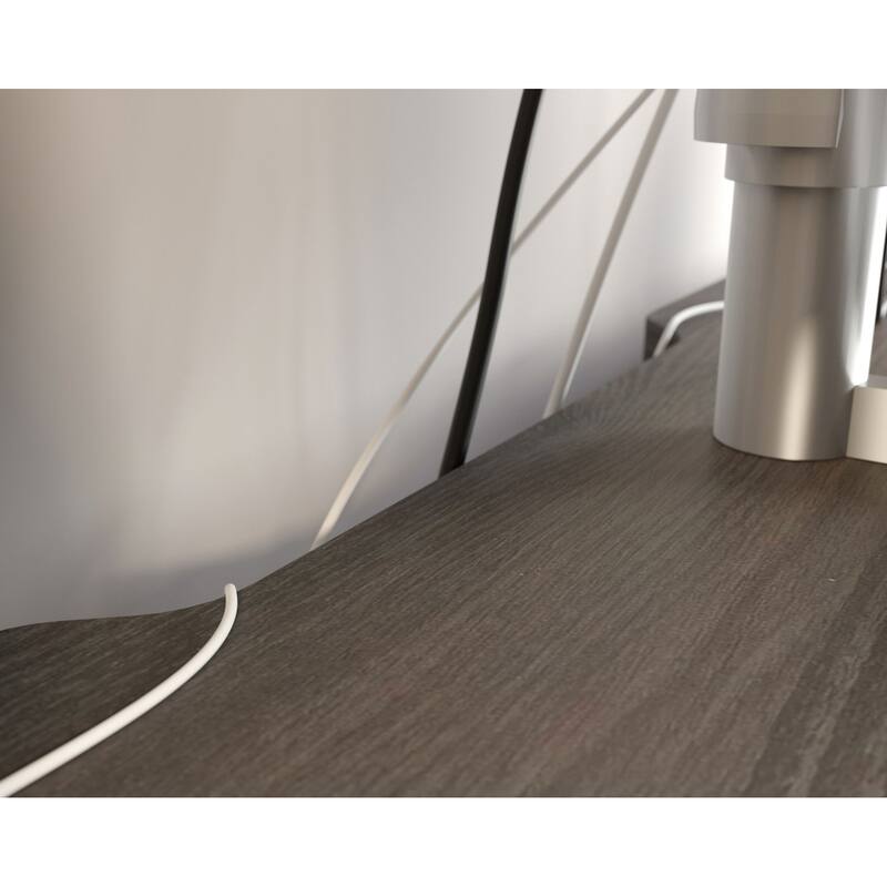 Gaming Desk 60" Top Open And Drawer Ped