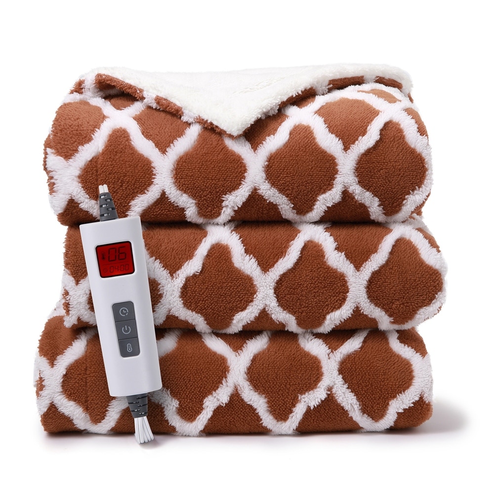 Orange Heated Blankets Bed Bath & Beyond