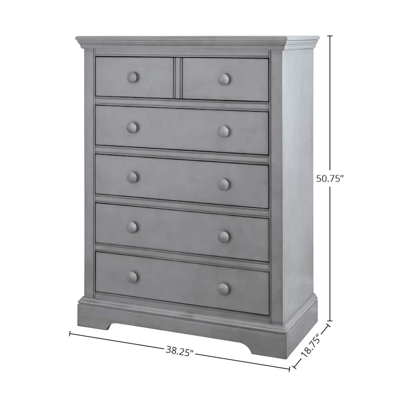 Hanley 5-Drawer Chest, Cloud