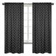 Sweet Jojo Designs Black and White Woodland Arrow Rustic Patch Collection 84-inch Window Treatment Curtain Panel Pair
