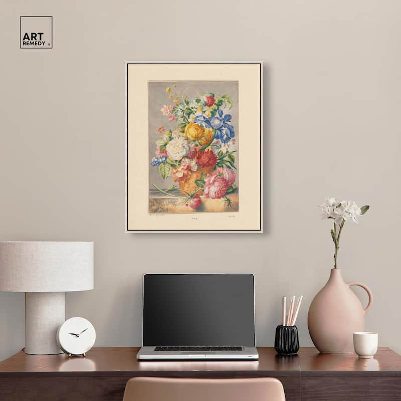 Bloemenstilleven 1777 Canvas by Art Remedy