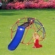 preview thumbnail 4 of 11, 6ft Dome climber with 1.2m slide for age 3+ climber with Climbing Stones