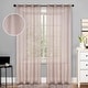 preview thumbnail 4 of 48, Superior Jackson Striped Machine Washable Sheer Curtains, Set of 2