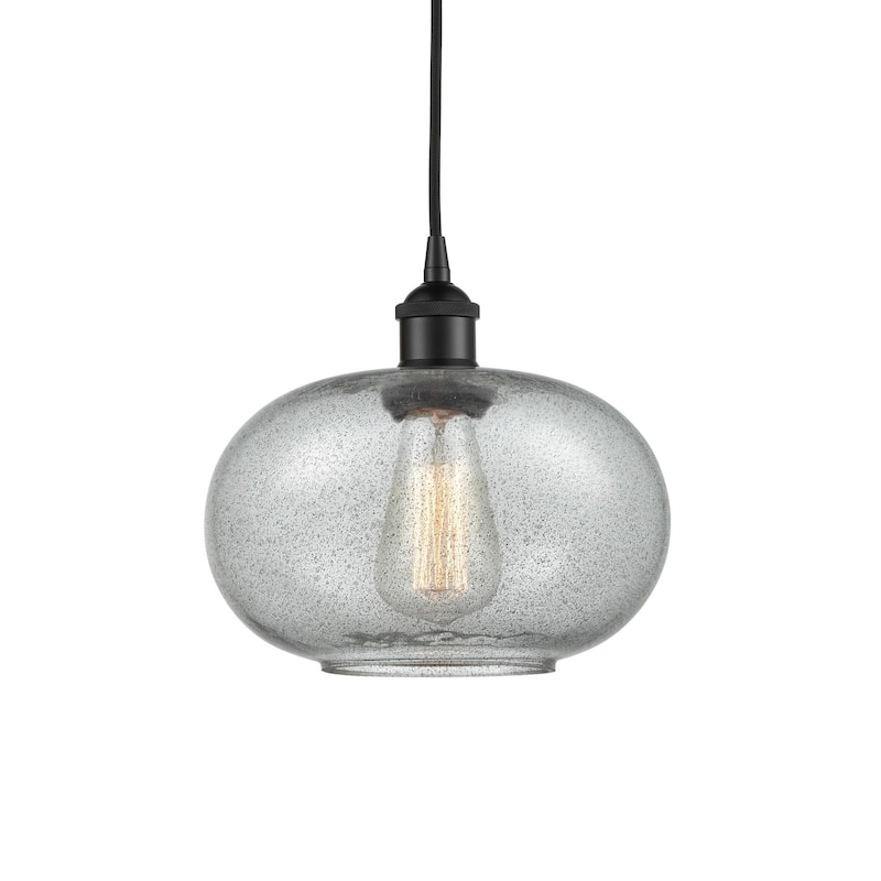 Innovations Lighting 616-1P-11-10 Gorham Pendant Gorham 10" Wide Mini - Matte Black / Charcoal