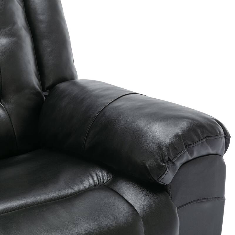 2 Seater Home Theater Recliner Manual Recliner Chair with a Storage Box and Two Cup Holders for Living Room,Bedroom