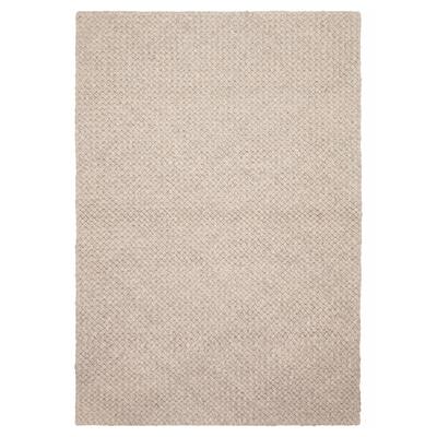 ECARPETGALLERY Braid weave Sienna Grey Wool Rug - 5'4 x 7'9