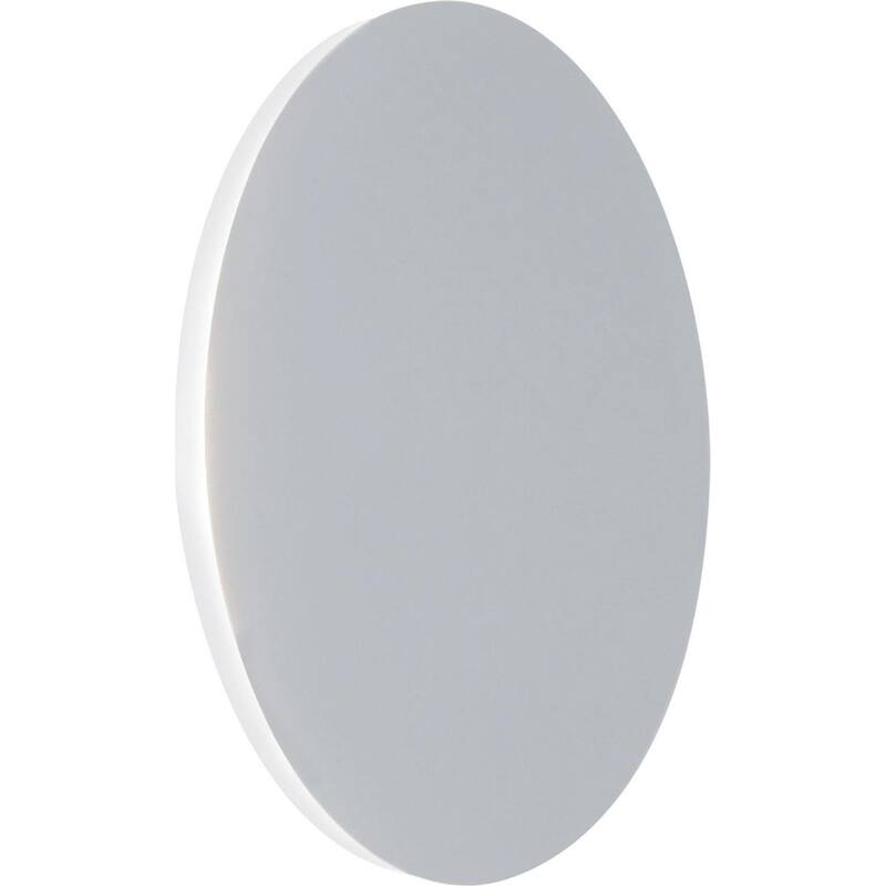 Eclipse 1-light ADA White LED Wall Sconce, White Acrylic Shade - White
