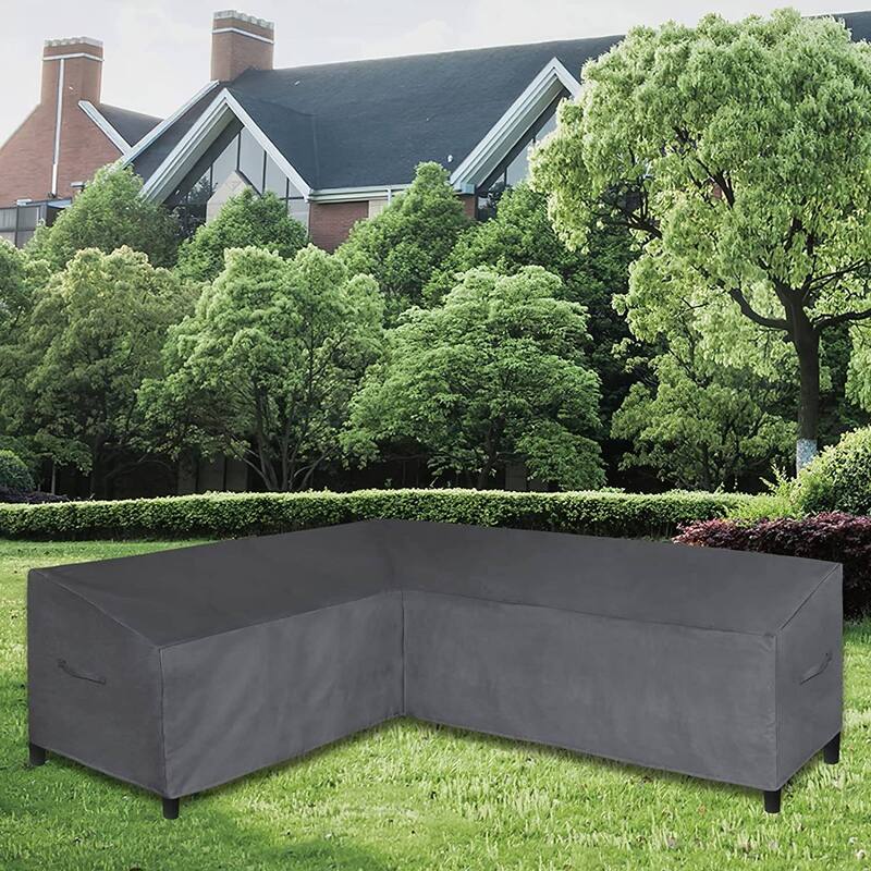 L-Shaped Sectional Sofa Cover Waterproof Outdoor Sectional Cover
