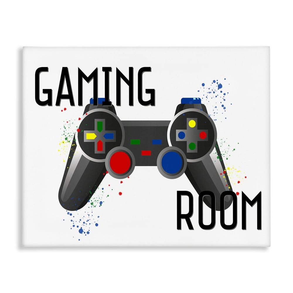 Stupell Gaming Room Modern Controller Canvas Wall Art Design By Kim Allen