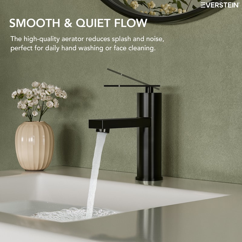 Single Lever Handle Bathroom Sink Faucet Single Hole Basin Faucet
