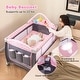 preview thumbnail 7 of 38, Babyjoy 3 in 1 Baby Playard Portable Infant Nursery Center w/ Zippered - See Details