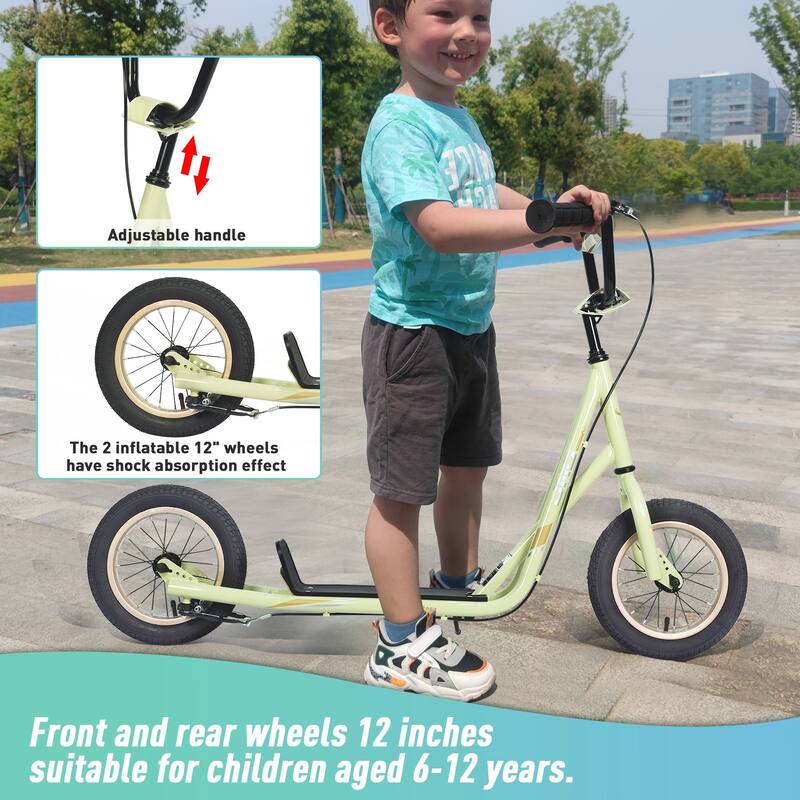 Youth Scooter Kick Scooter for Kids with Adjustable Handlebar
