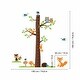 preview thumbnail 4 of 5, Walplus Wall Sticker Decal Fox Tree Height Measure Chart Nursery Decor
