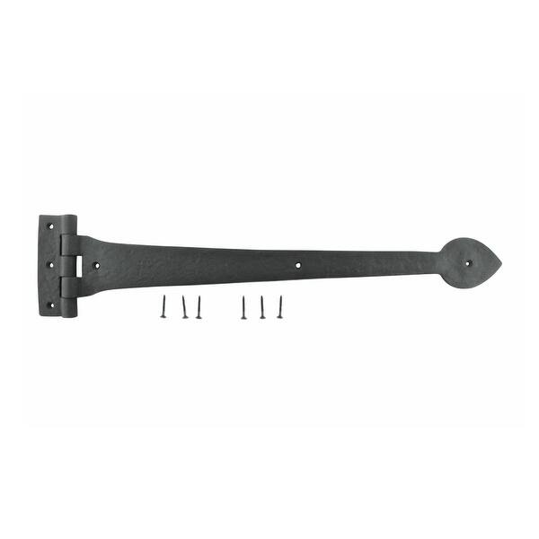 2 Door Hinge Black Wrought Iron Strap 18 2 Door Hinge Black Wrought Iron Strap 18